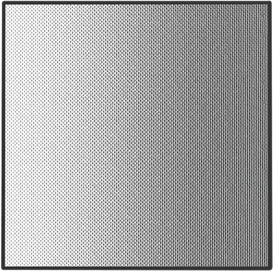 Vuurplaats mat Ondergrond bescherming Veilig grillen Hittebestendig schild 100 x 100 cm Zilver