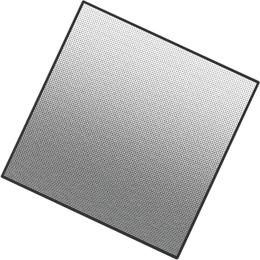 Vuurplaatsmat Onderlegger Grill Bescherming Vloer Vlamvertragend Materiaal 100x100cm Zilver