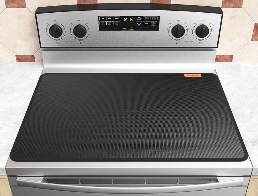 Vuurvast Fornuis Deksel 28.5x20 Inch Hittebestendige Glasplaat Voor Elektrisch Fornuis