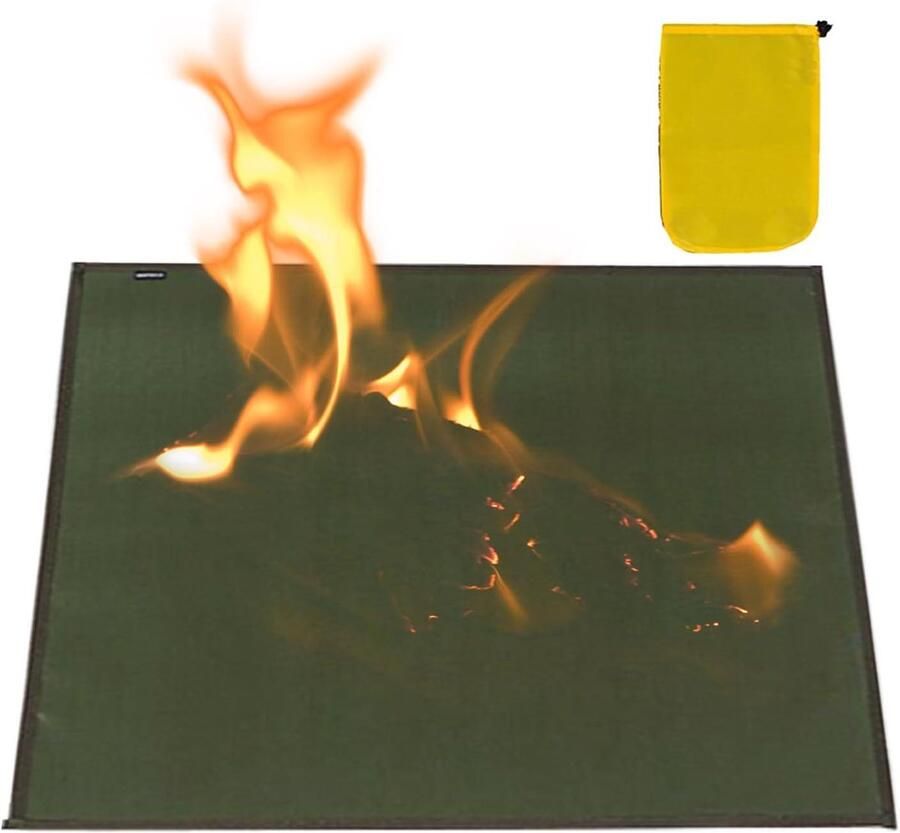Oven Liners BBQ Matten Grill Bescherming Hittebestendig Glasvezel 61x53 cm Groen