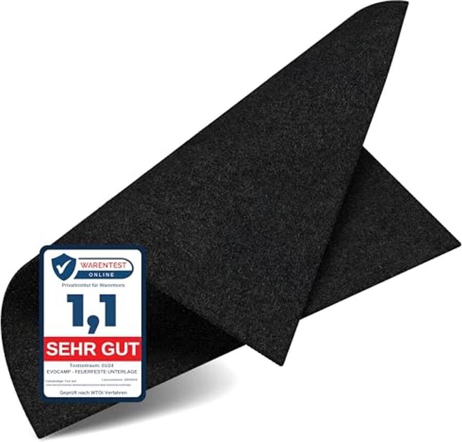 Vuurvaste Onderlegger 70x32 cm Hittebestendig Tot 982°C Ideaal Als Brandwerende Mat Of Grillpad