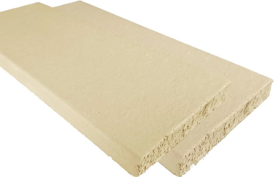 Vuurvaste plaat 50 x 20 x 3 cm voor oven en open haard