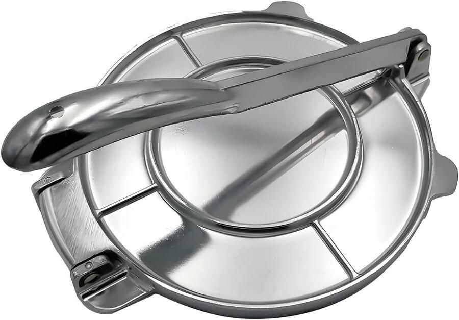 Wafel Donut Maker Taartvorm Pers Zelf Gebak Maken Multifunctioneel Keukengereedschap 20 cm Zilver