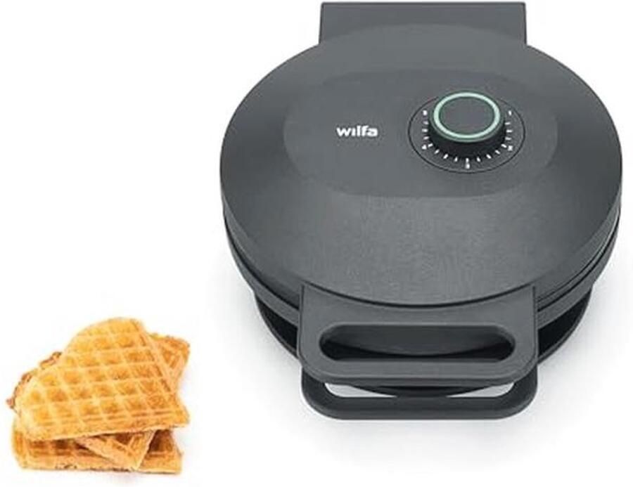 Wafelijzer 900 Watt met 20 cm Bakoppervlak en 5 Temperatuurinstellingen
