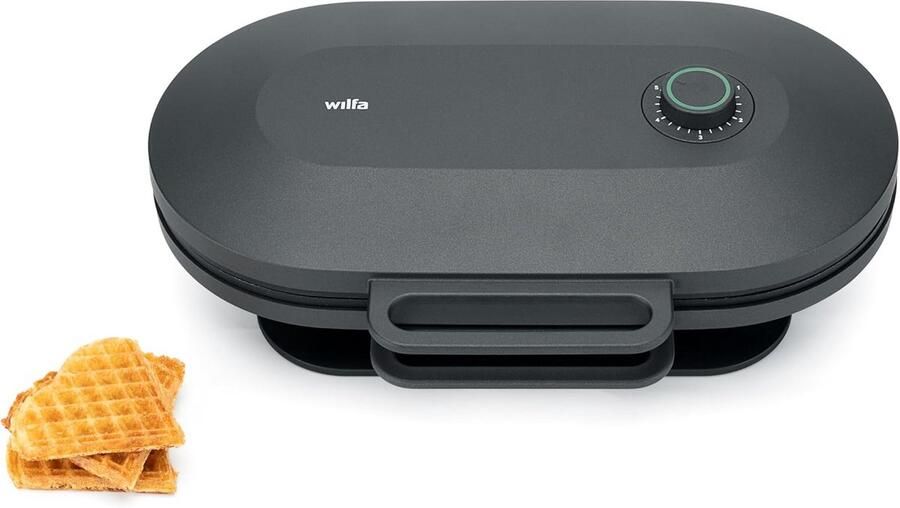 Wafelijzer 900 Watt met 20 cm Bakoppervlak en 5 Temperatuurinstellingen