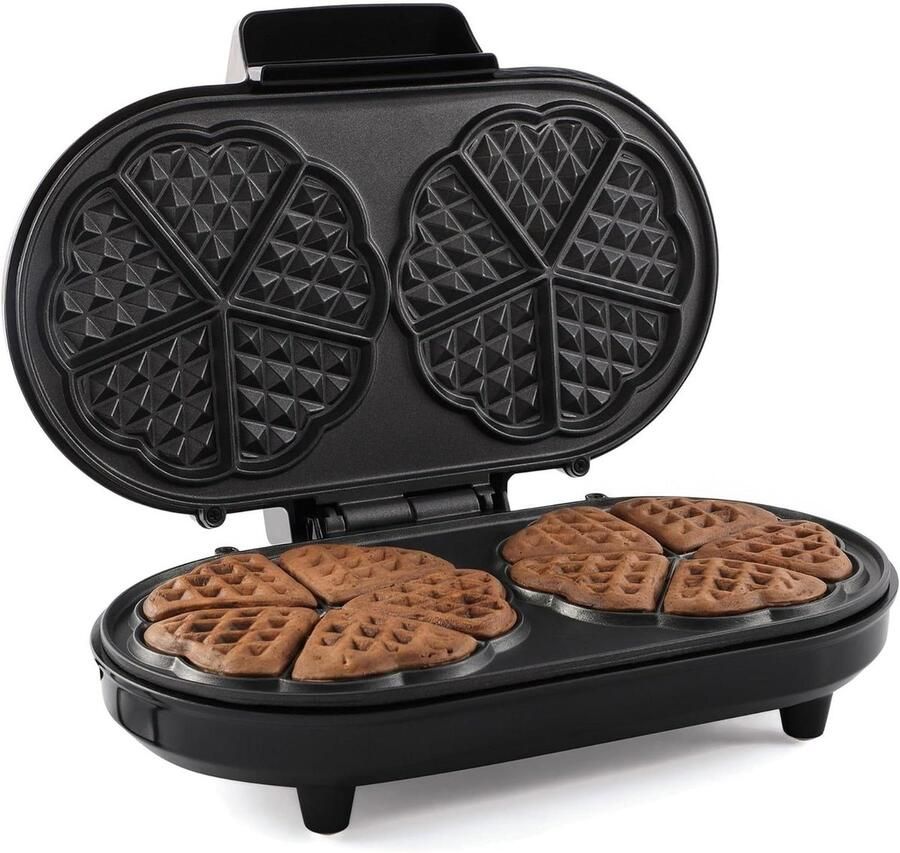Wafelijzer Apparaat voor Wafels Lekkere Wafels Maken Verstelbare Temperatuur 306 x 219 x 115 cm Koper