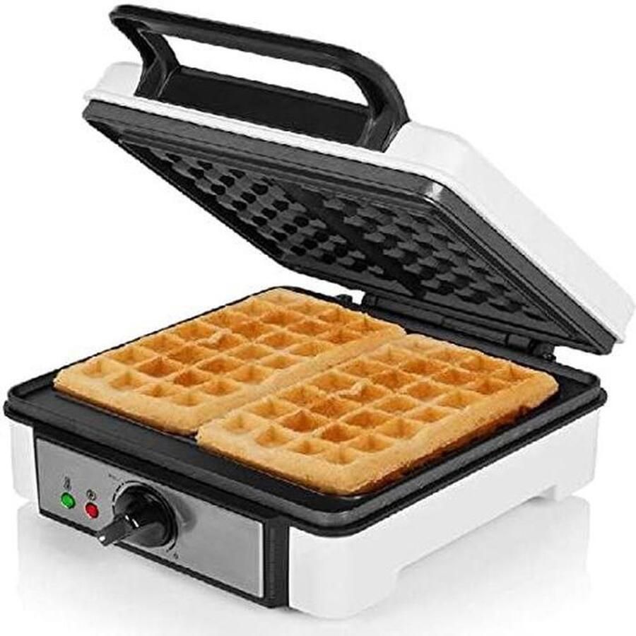 Wafelijzer Bakplaat Lekkere Wafels Maken Voor 2 Belgische Wafels 1200 Watt Zwart