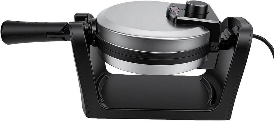 Wafelijzer Bakplaat Snacks Ontbijt Maken Dubbelzijdig Non-stick 372D x 268B x 167H cm Zwart