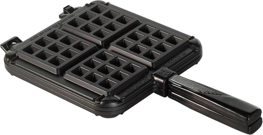 Wafelijzer Belgische Wafels Lekkere Wafels Bakken Snel Voorverwarmen 19.5 cm Zwart