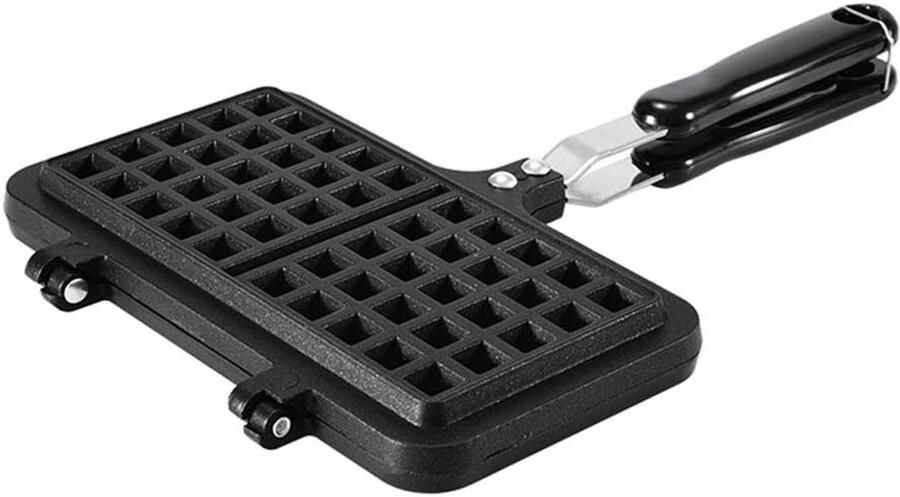 Wafelijzer dubbel fornuis voor wafelijzer Belgische wafels anti-aanbaklaag voor vuur wafels op steel keuken wafels machine