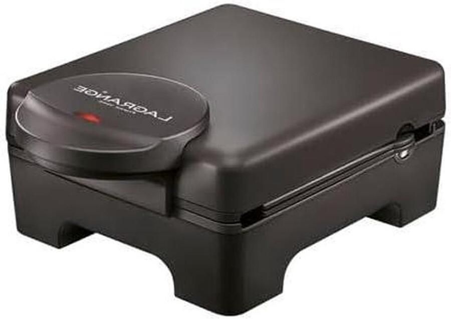 Wafelijzer en Tosti-apparaat Snackmaker Lekkere Snacks Maken Antikleefplaten Compact Zwart