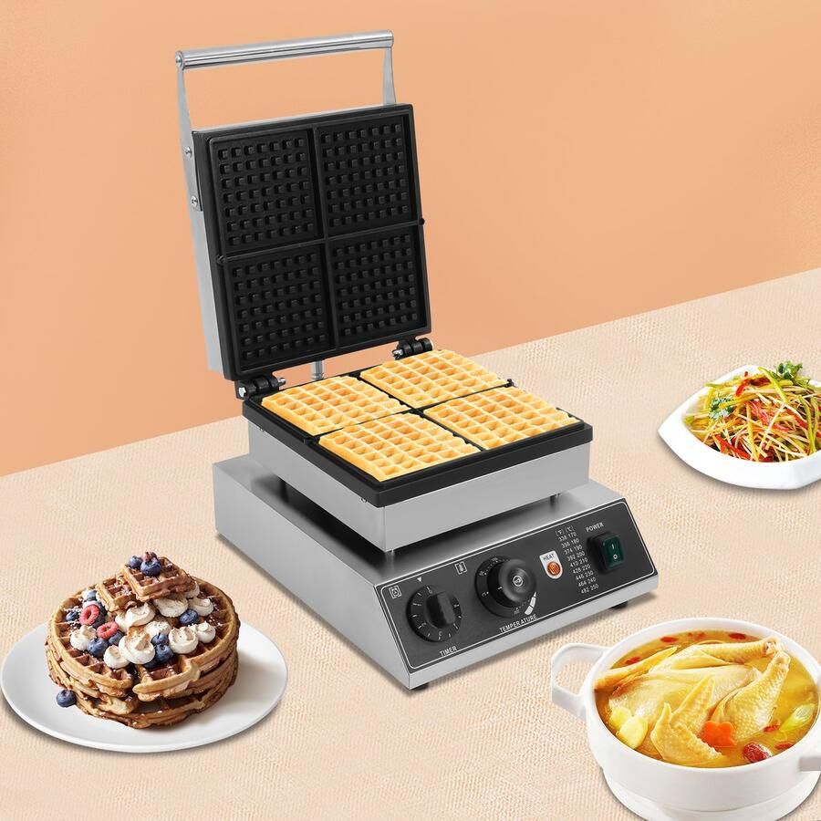 Wafelijzer Enige Uitvoering Elektrisch 11.0 Kg 45x36x30 Cm Keukenapparaat