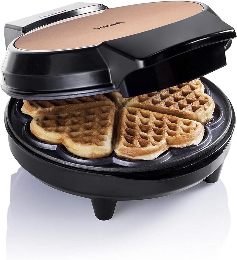 Wafelijzer Hartvorm Bakplaat Wafels Zelf Wafels Maken Antiaanbaklaag 700 Watt Koper