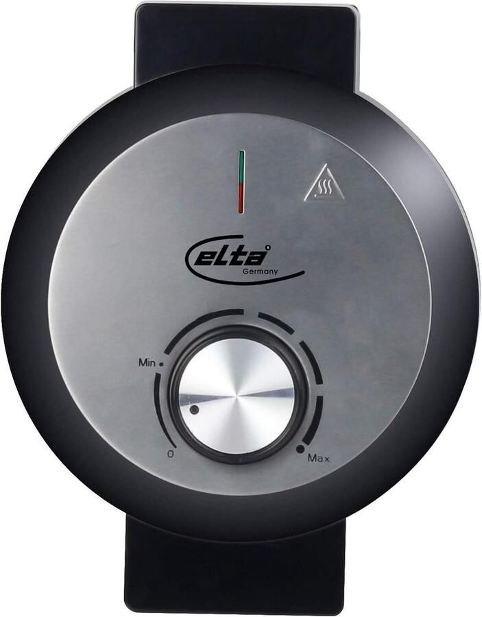 Wafelijzer Hartvormig 1000W Met Antiaanbaklaag en Instelbare Thermostaat