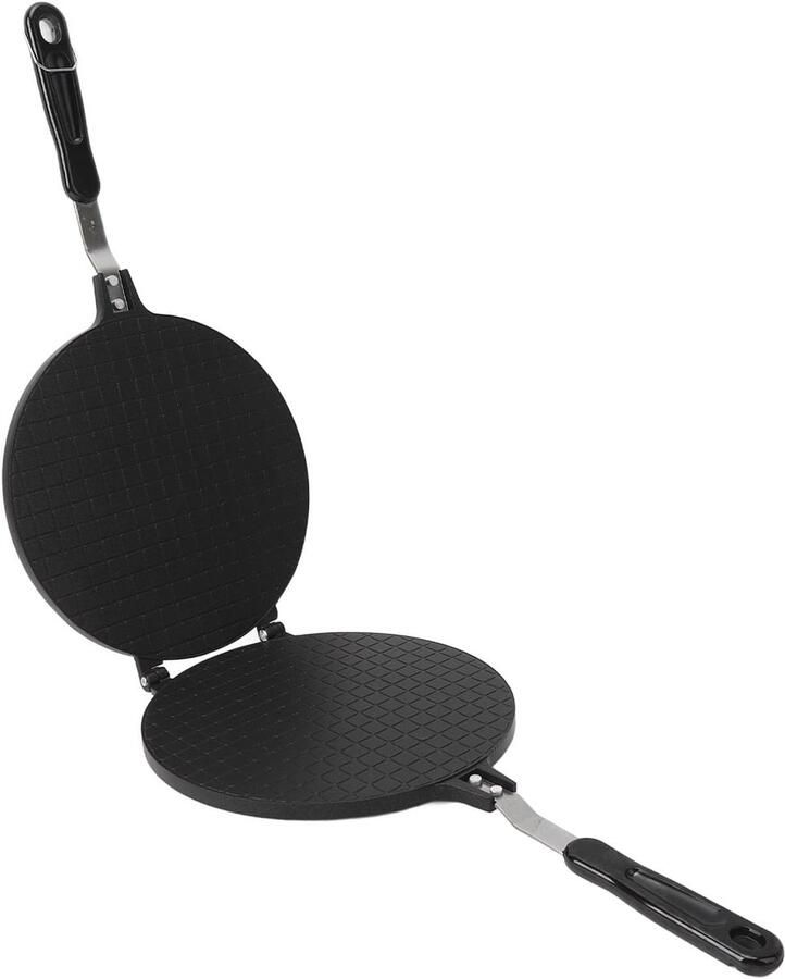 Wafelijzer IJswafelmaker Snelle Desserts Antiaanbaklaag 87 inch Glanzend