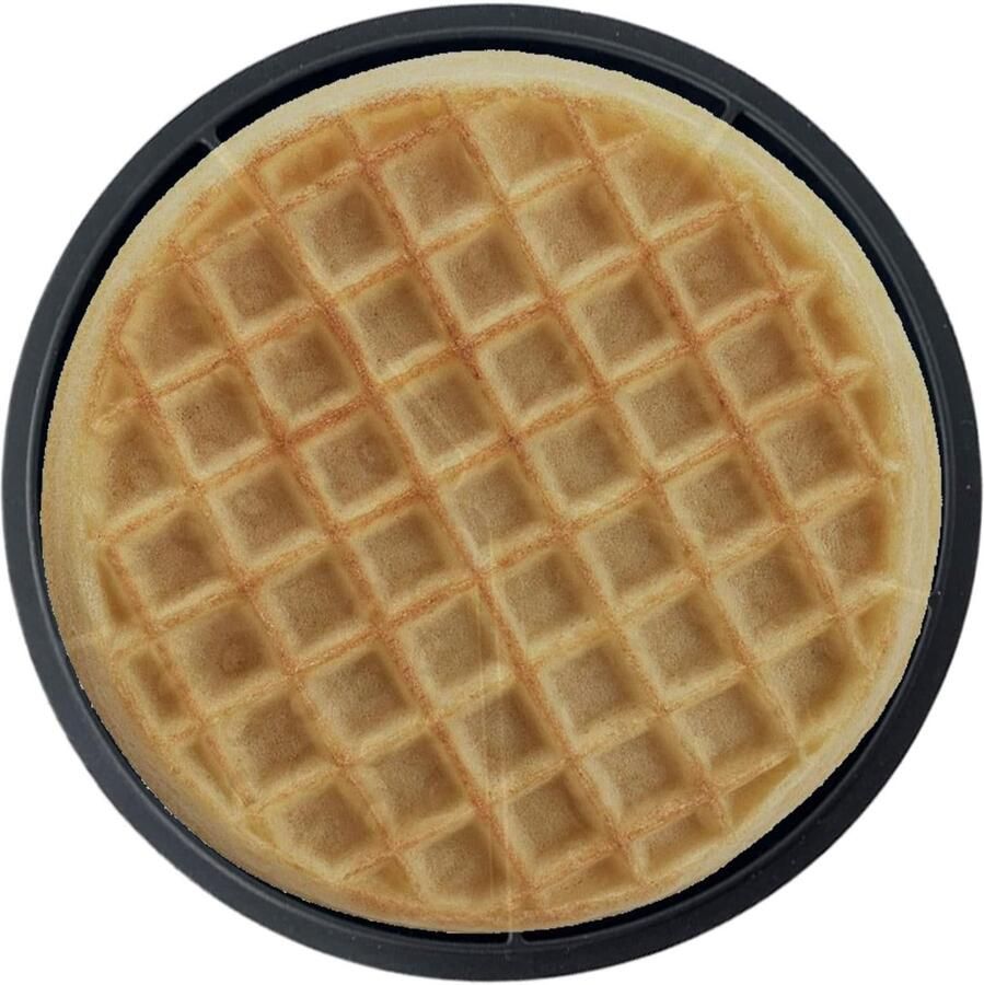 Wafelijzer Kom Siliconen Wafelvorm Bakplaat Wafels Bakken Non-stick Ronde Vorm 17.5 x 17.5 x 1 cm