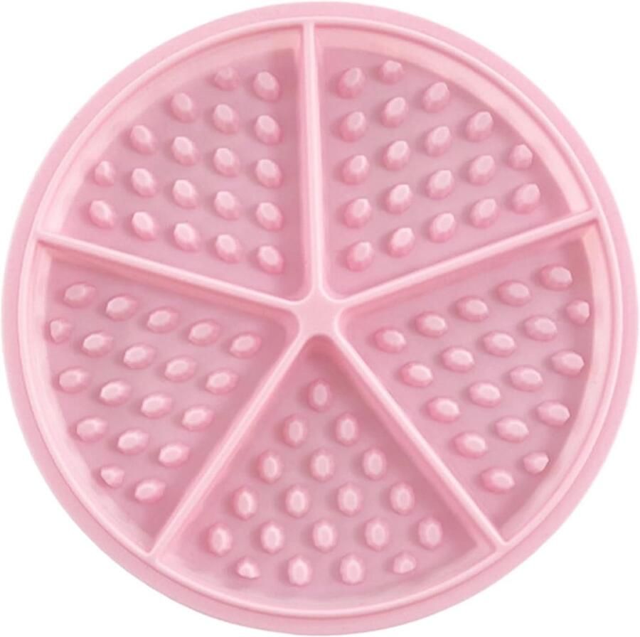 Wafelijzer Kom Vorm Siliconen Mal Bakken Thuis Hittebestendig Materiaal 17.5 x 17.5 x 1 cm Roze