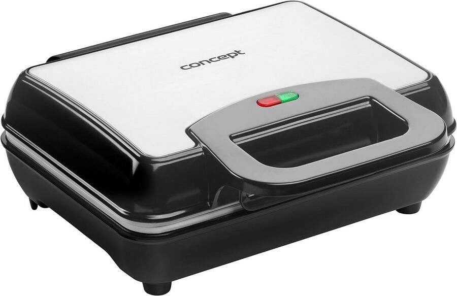 Wafelijzer met keramische platen en sterk vermogen van 1000 W