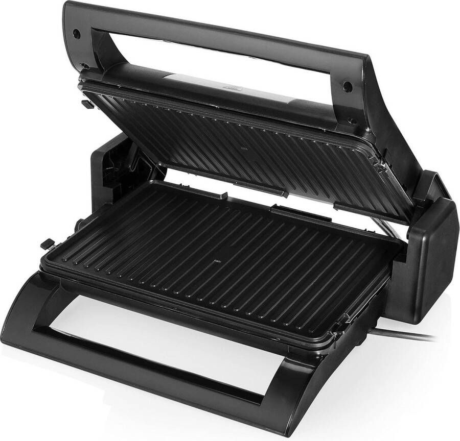 Multi Grill 4-in-1 Verwisselbare platen Zwart Sandwich- en Tafelgrill met Anti-aanbaklaag wafelijzer met verwisselbare platen