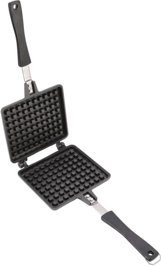 Wafelijzer Pan Non Stick Aluminimum Eenvoudige Bediening Universeel Vierkant
