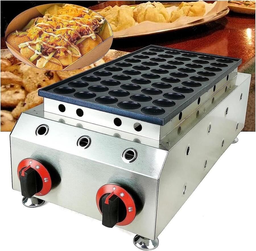 Wafelijzer Pannenkoekenmaker Thuisgebruik Compact formaat Mini Zwart