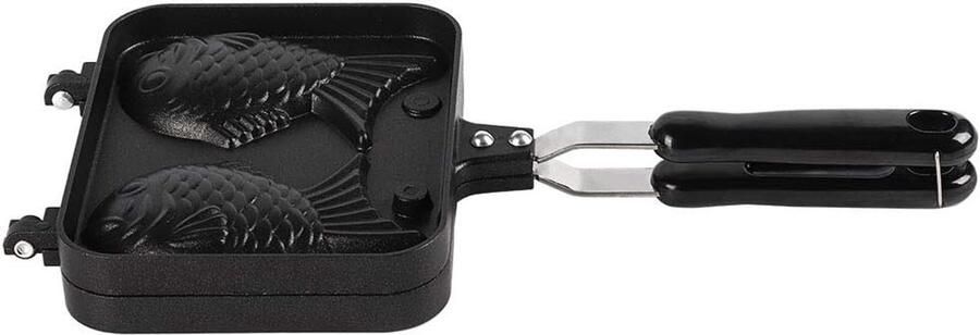 Wafelijzer Visvorm Bakvorm Wafels Zelf Lekkere Snacks Snelle Verwarming 38 x 19 cm