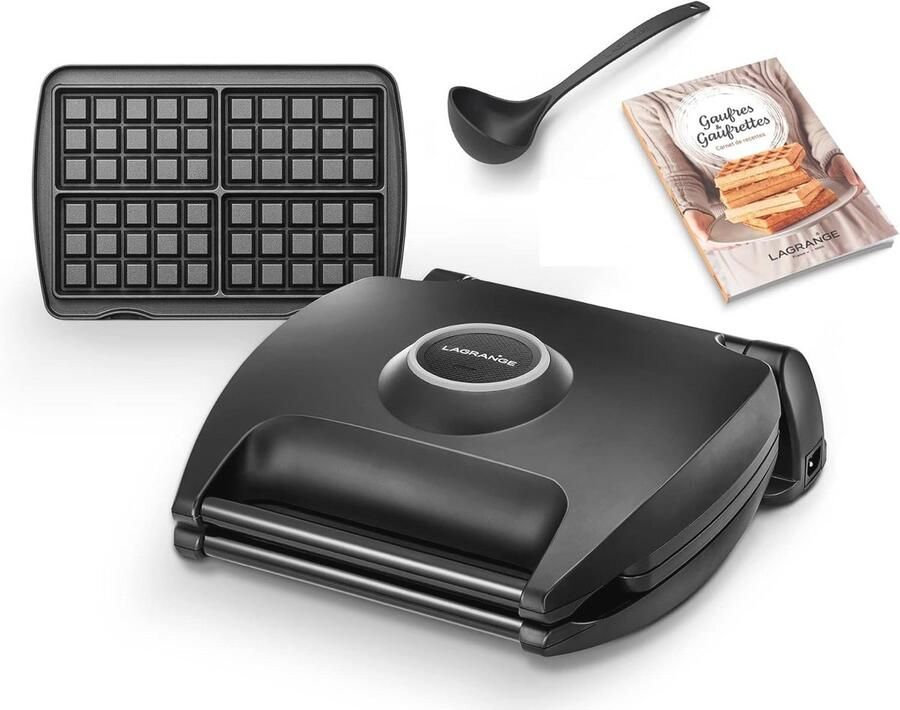 Wafelijzer voor 4 perfect gebakken wafels