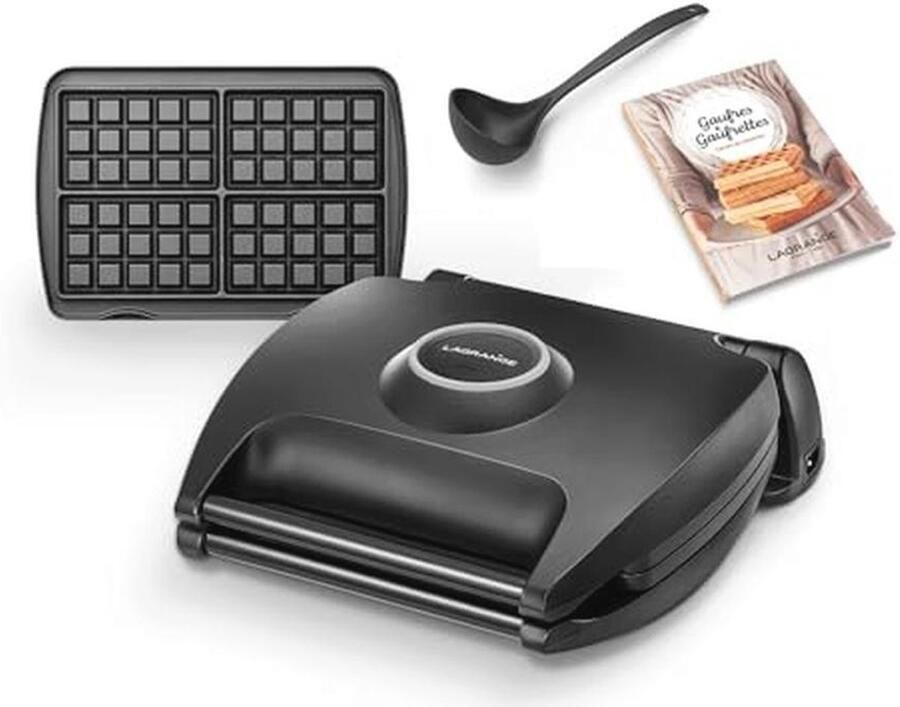Wafelijzer voor 4 perfect gebakken wafels