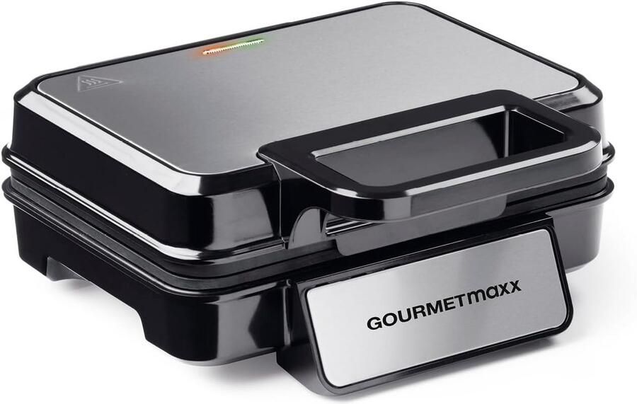 Wafelijzer voor Belgische Wafels 1200 Watt Wafelmaker voor 2 Wafels met Anti-aanbaklaag en Cool Touch Handgrepen