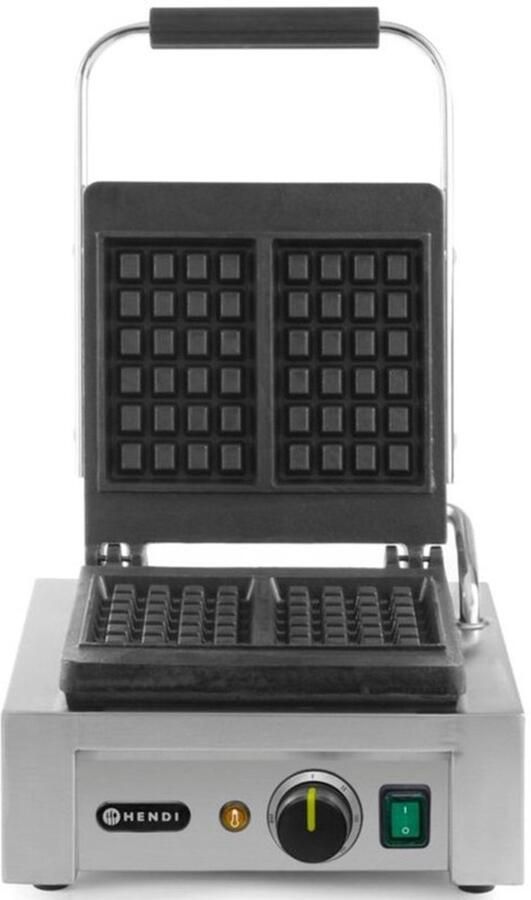 Wafelijzer – Wafelmaker – Wafelapparaat – Wafelmachine – Wafeltang – 2 Rechthoekige Wafels – 1500W Vermogen & Anti-aanbaklaag