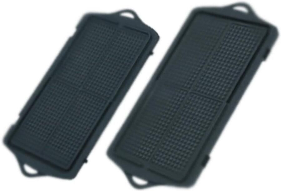 Wafelijzer Wafelmaker Zelf Wafels Maken Antikleefcoating 2 Platen Zwart