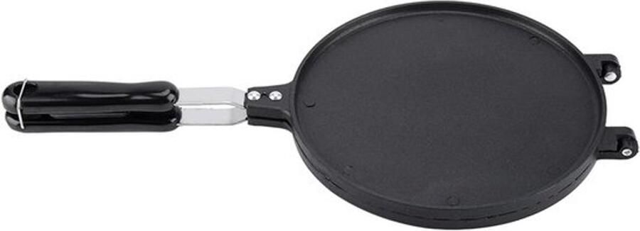 Wafelkegel Maker IJshoorntjes Bakvorm Zelfgemaakte Snacks Antiaanbak Dubbelzijdig 44 x 23 x 4 cm Zwart