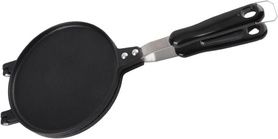 Wafelkegel Maker Loempia Bakplaat Desserts Maken Anti-aanbak Kookplaat 38.5 x 17 cm Zwart - Foto 1