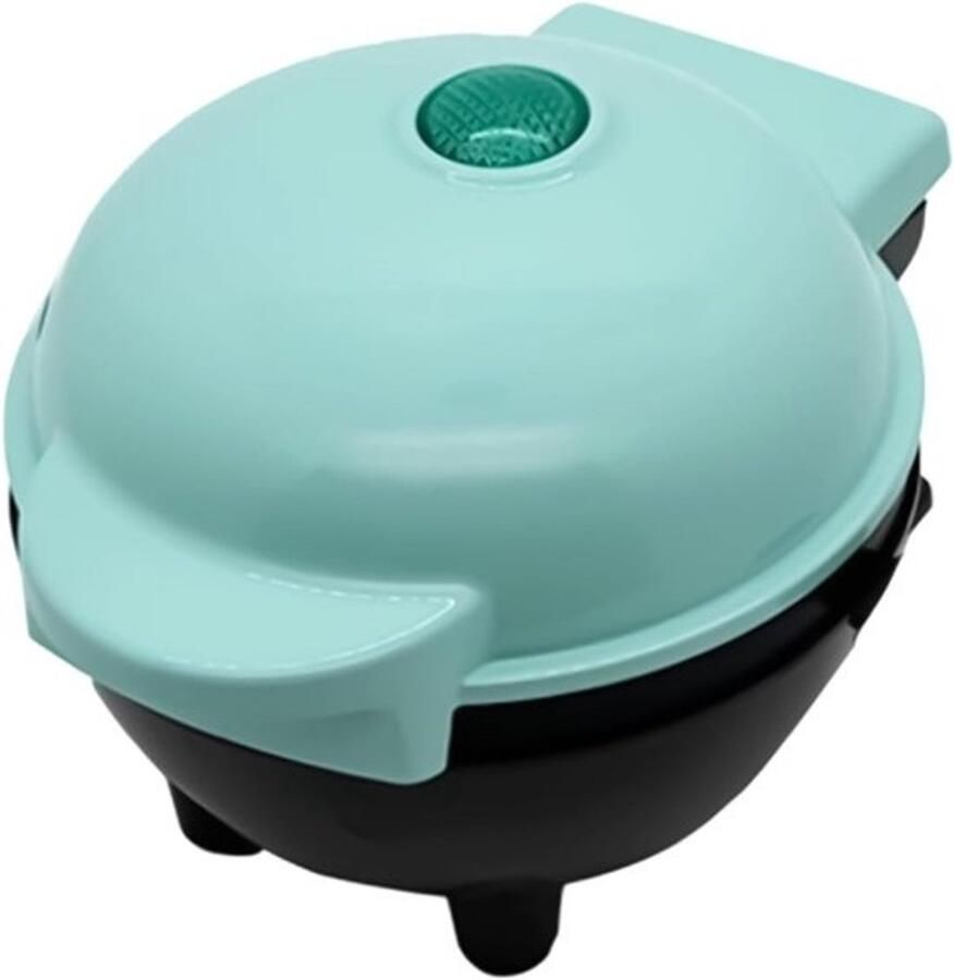 Wafelmaker Machine Dessert Maker Snelle Ontbijtjes Antiaanbaklaag 15 cm Diameter Blauw