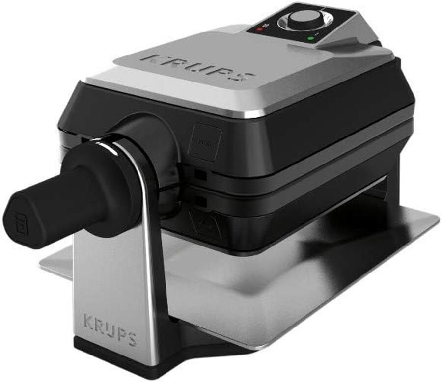 Wafelmachine Professional Dubbel Wafelijzer Snelle Wafels Maken Indicatielampje 27x28x48 cm Zwart Roestvrijstaal