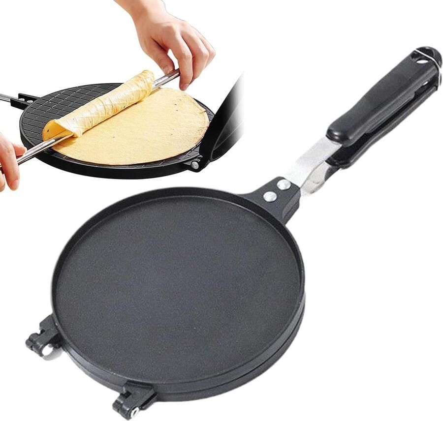 Wafelmaker Kegels IJskegel Vorm Desserts Maken Gelijkmatige Verwarming Klein Zwart