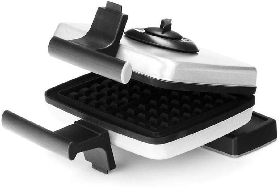 Wafelmaker Snack apparaat Lekkere snacks maken 3 verwisselbare platen 1200 watt Wit