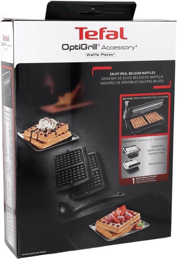 Wafelplaat Set Bakplaten Wafels Maken Vaatwasmachinebestendig 320 x 299 x 41 mm Zwart