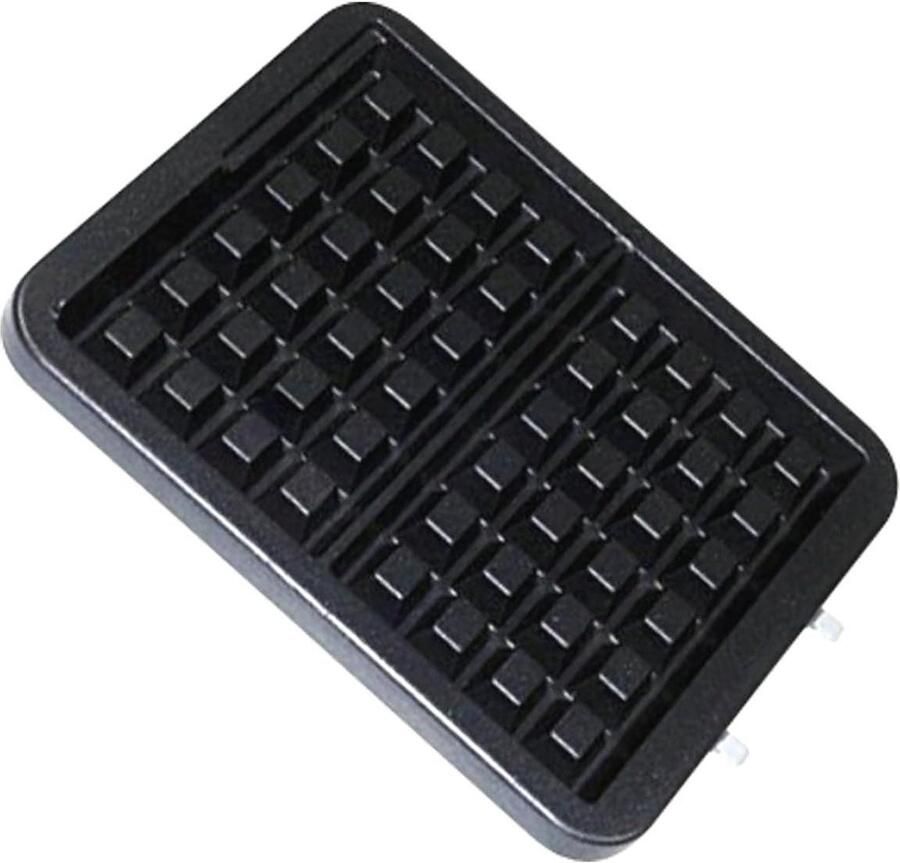 Wafelplaat Wafelijzer Plaat Zelf Wafels Maken Roestvrij Staal Niet gespecificeerd Zwart - Foto 1