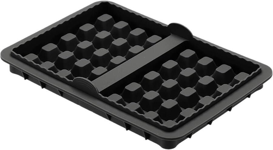Wafelvorm Bakplaat dessert Desserts bakken Antiaanbaklaag 215 cm Grijs
