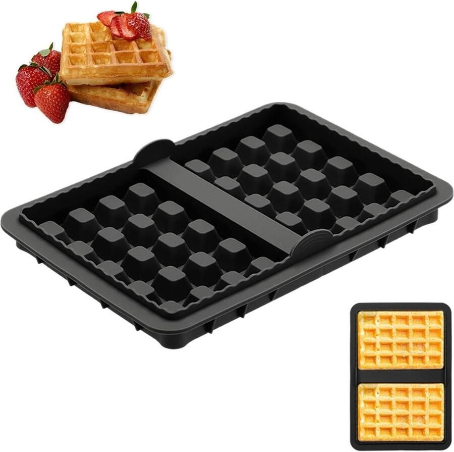 Wafelvorm Bakplaat Koekjes Bakken Thuis Antiaanbaklaag 21.5 cm Veelkleurig