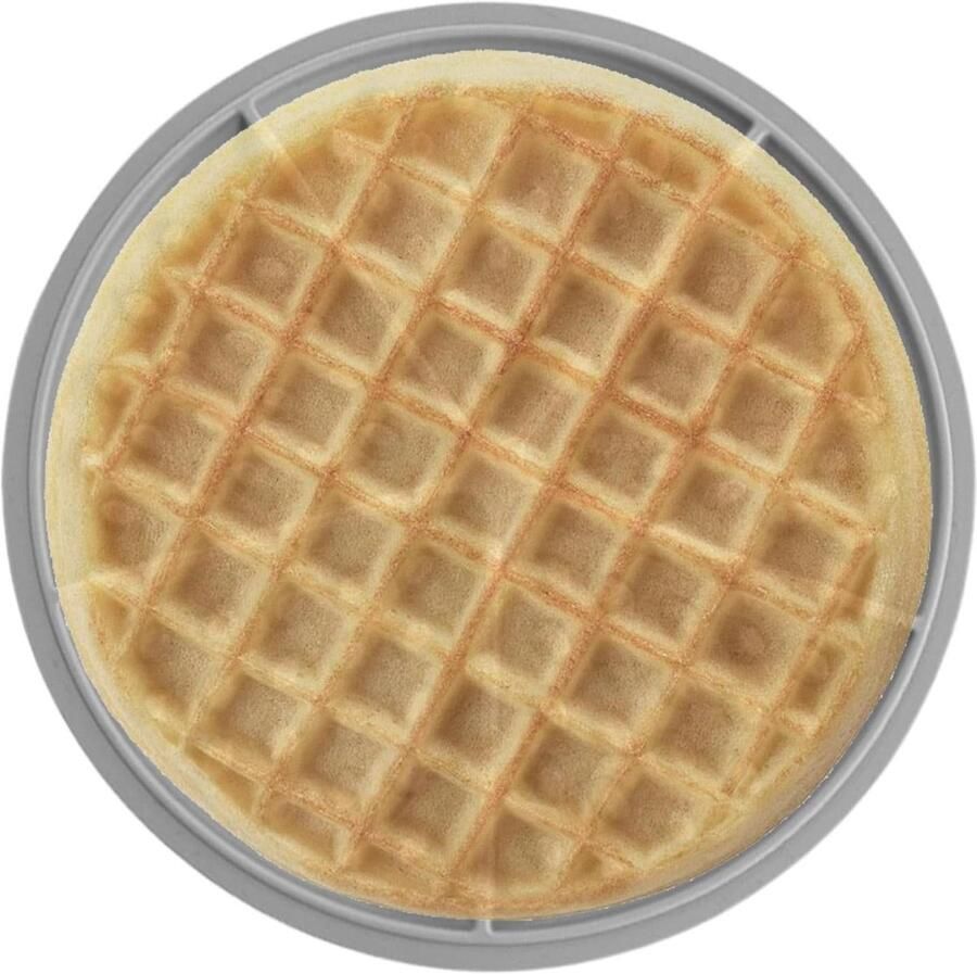 Wafelvorm Siliconen Bakplaat Mal Lekkere Wafels Bakken Vaatwasserbestendig 18 cm Grijs