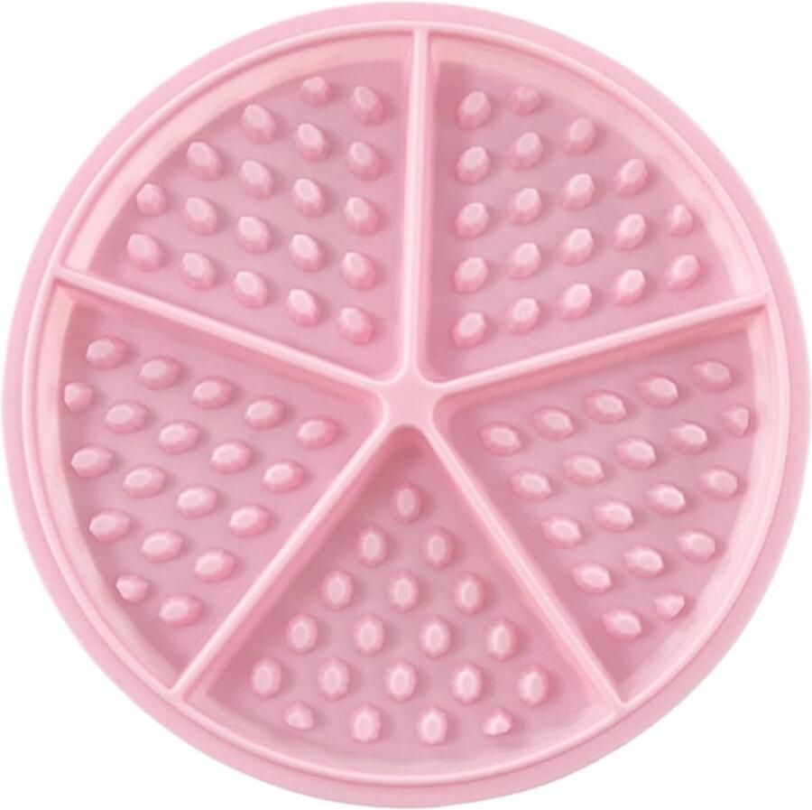 Wafelvorm Siliconen Wafelijzer Mal Bakken Thuis Non-stick Ronde Plaat 900 Kubieke centimeter Roze