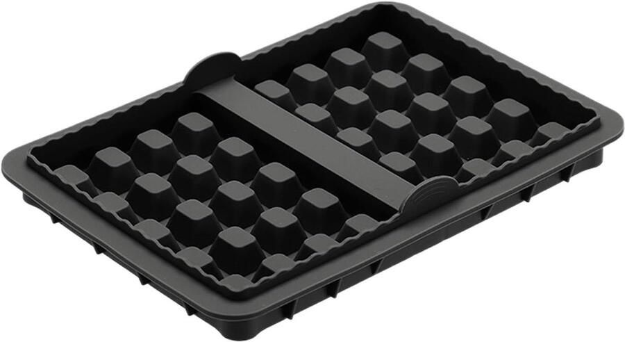 Wafelvorm voor heteluchtfriteuse Wafelbakvorm siliconen Bakken en koken Lekbescherming door verhoogde rand