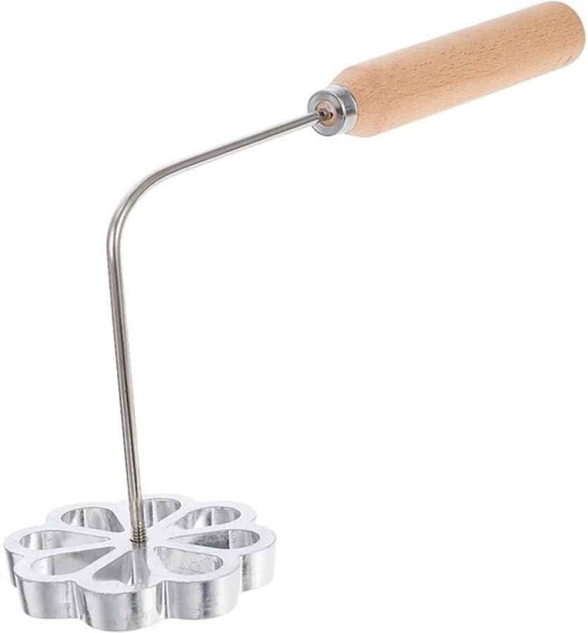 Wafelvormen Aluminium Garnalenvorm Hittebestendig Duurzaam 2 Stuks Zilver Bakvorm - Foto 1