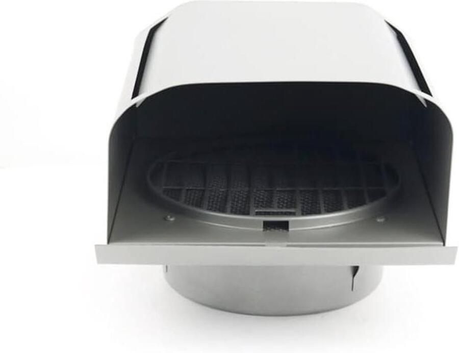 Wand Ventilatie Rooster Afzuigkap Uitlaat Ventilatie Monteren Roestvrij Staal 150 mm Zilver