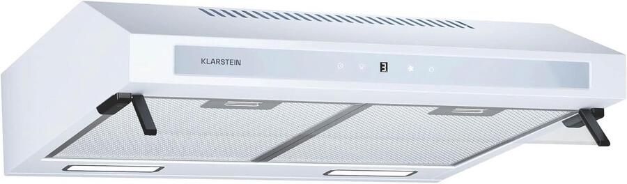 Wandafzuigkap 60 cm met 400 m³ u LED Touchpaneel en Koolstoffilter