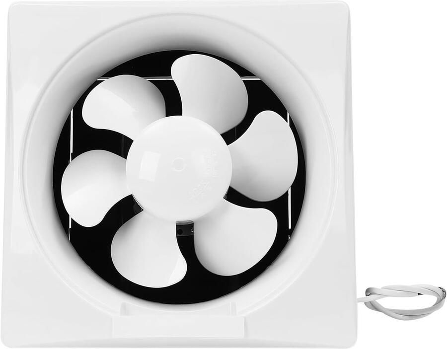Wandafzuigkap Afvoerventilator Frisse lucht Geluidsarm ontwerp 29 cm Wit - Foto 1