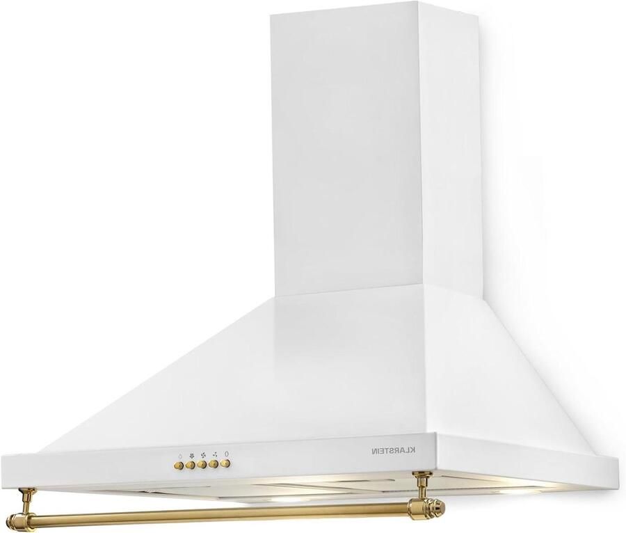 Wandafzuigkap Keukenventilator Frisse Keuken 3 Vermogensstanden 60 cm Breed Wit