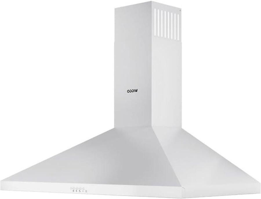 Wandafzuigkap Keukenventilator Lucht Zuiveren Gegalvaniseerd staal 93 cm Wit
